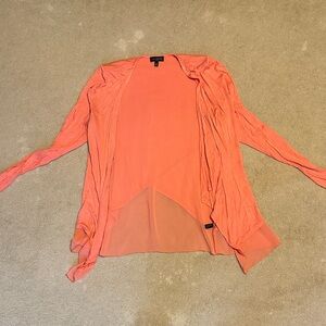 The Limited Peach Open Cardigan